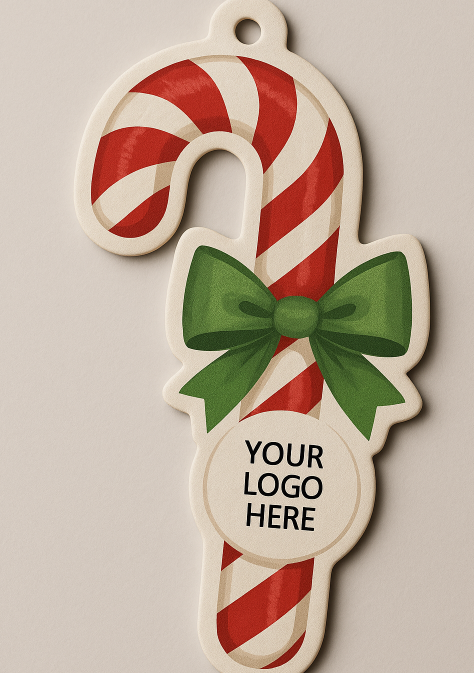 Christmas candy cane minty perpper minty scent Holiday Winter holiday Ornament Air Freshener customize with your carwash logo