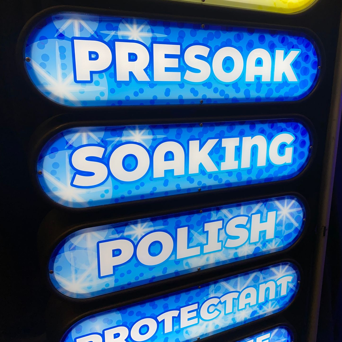 We design anything your wash needs—menus, signs, labels, posters, campaigns, animated visuals, you name it!