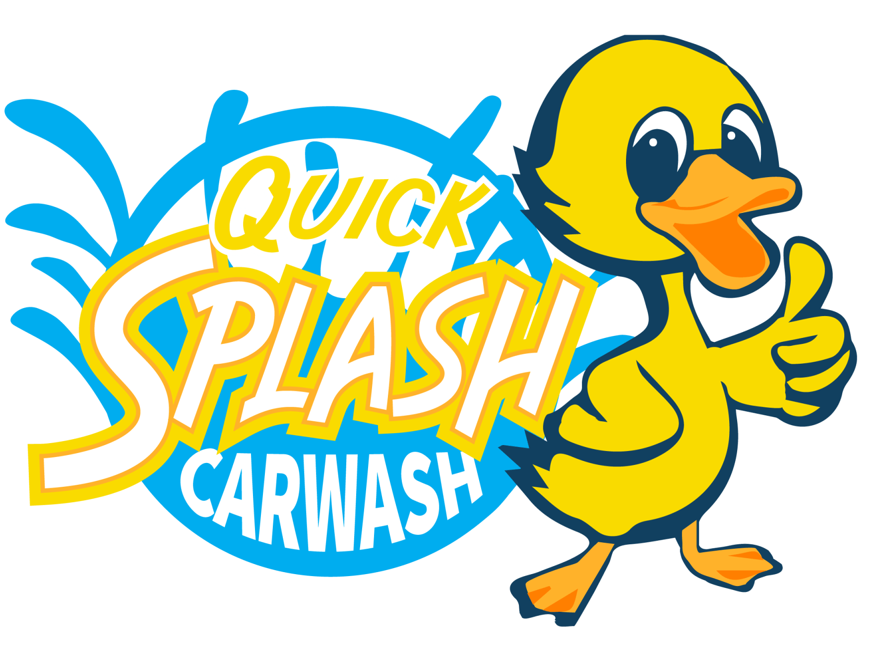 quick splash carwash logo