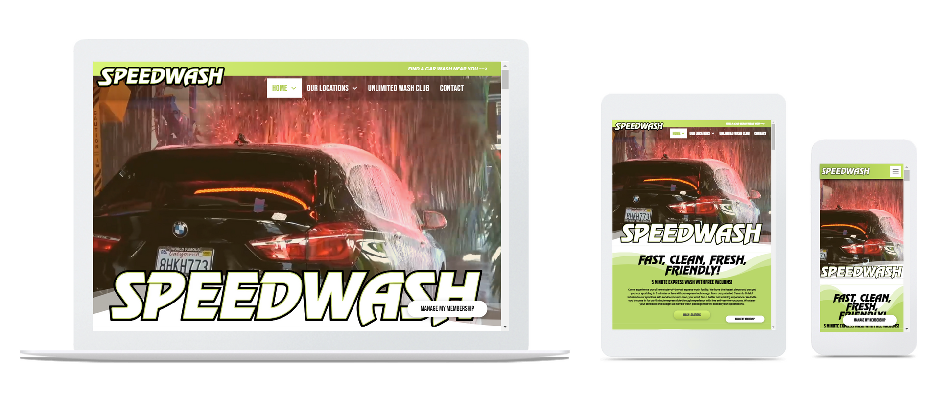 Ohmco carwash websites powered by Rinsed is a powerful tool for selling carwash giftcards and carwash memberships