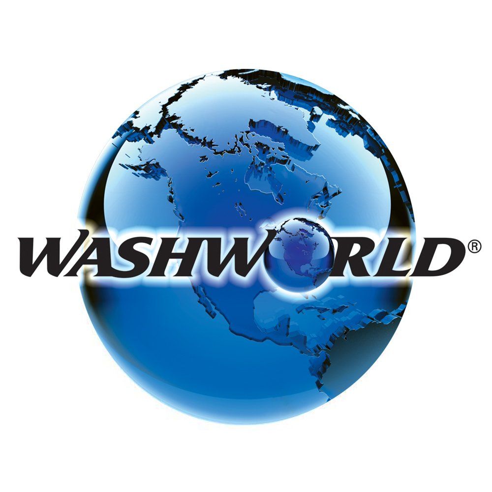 washworld carwash equipment logo resdeign