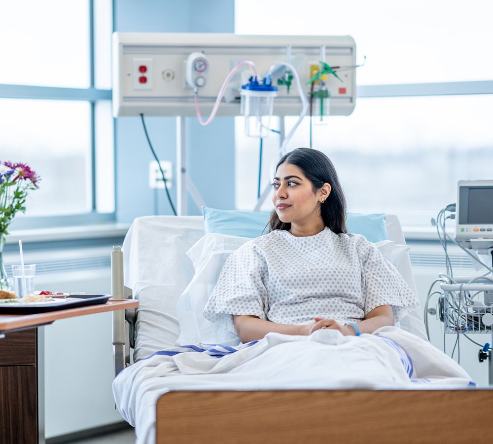 Woman in the Hospital — Bristol, IN — Jewel Insurance