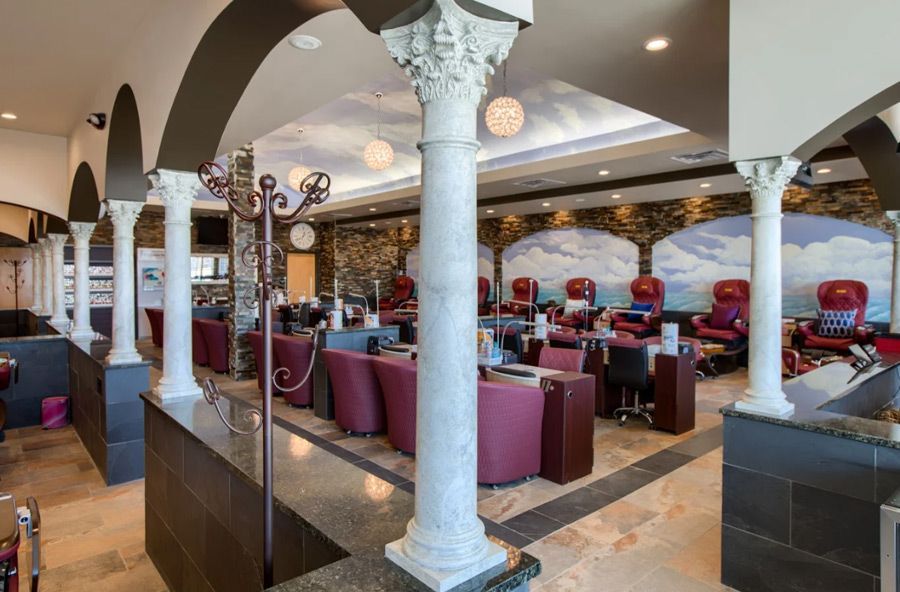 Beauty nail spa interior design