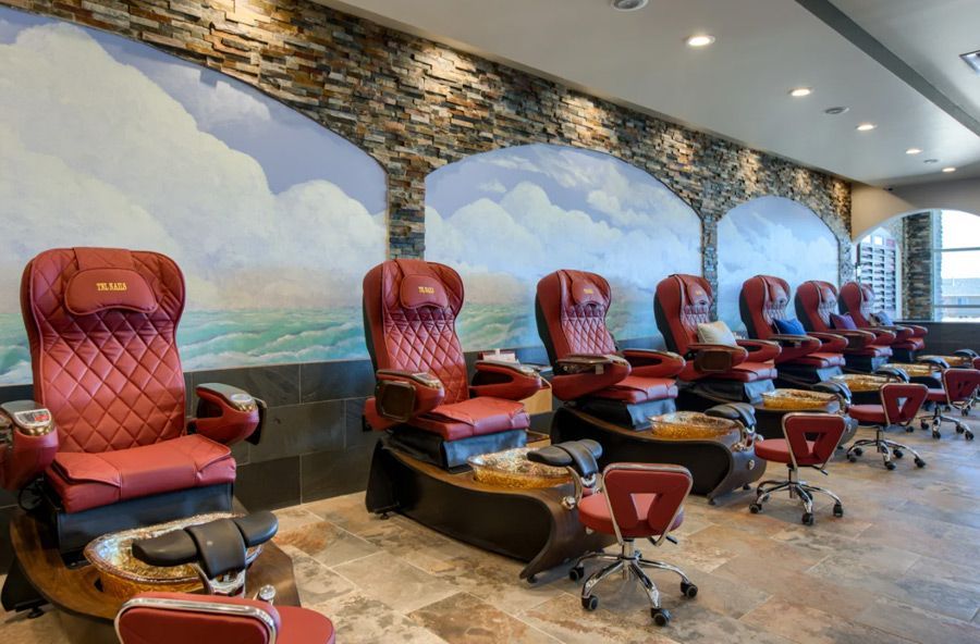 Interior nail spa remodeling