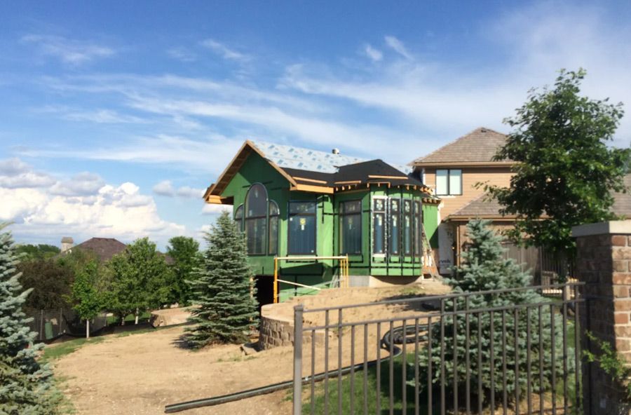 Exterior home remodel project