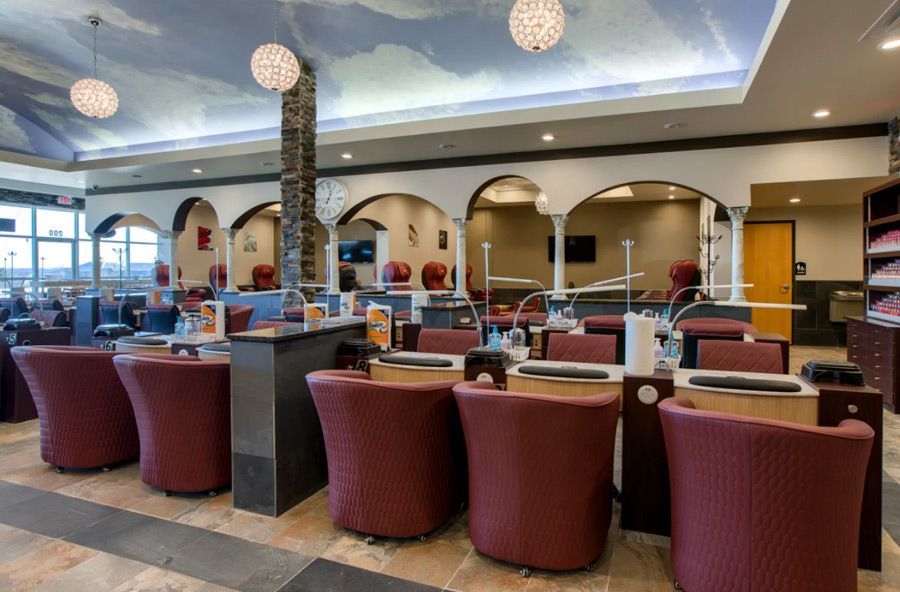 Nail spa interior design
