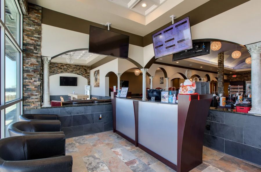 Reception area remodeling