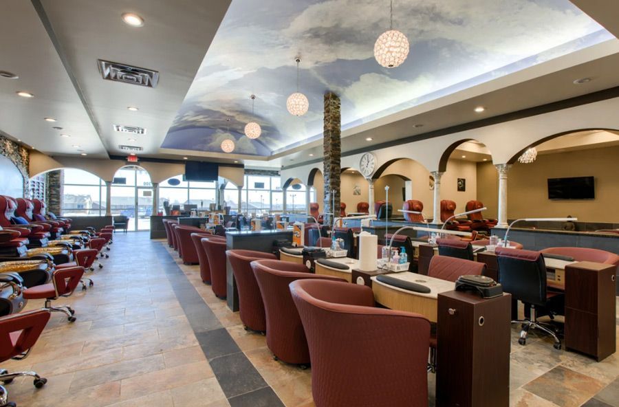 Aesthetic nail spa remodel