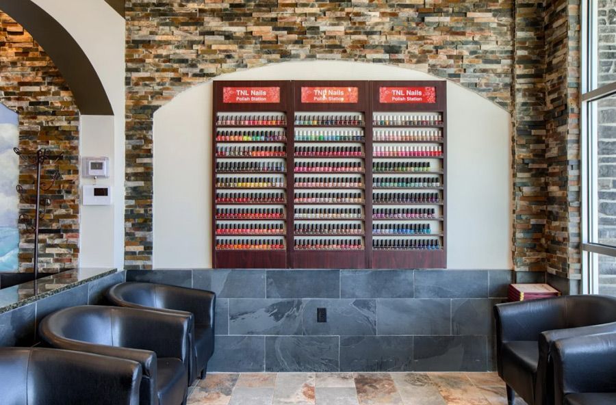 Beauty nail spa reception remodel