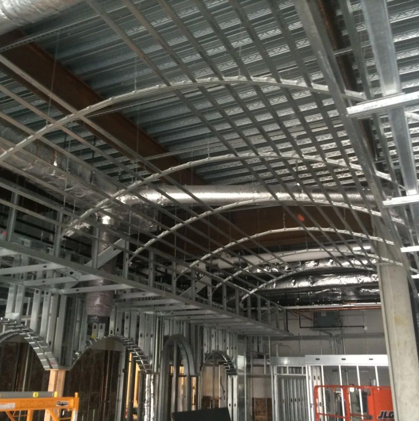 Commercial building construction