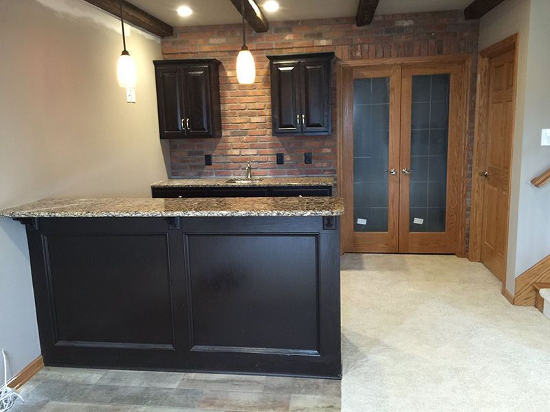 Kitchen island remodeling