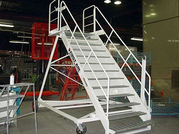 A set of stairs with the word first on them