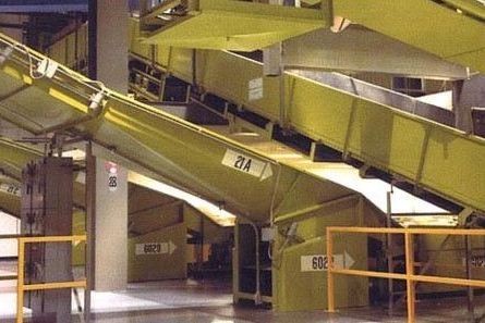 A conveyor belt with the number 24 on it
