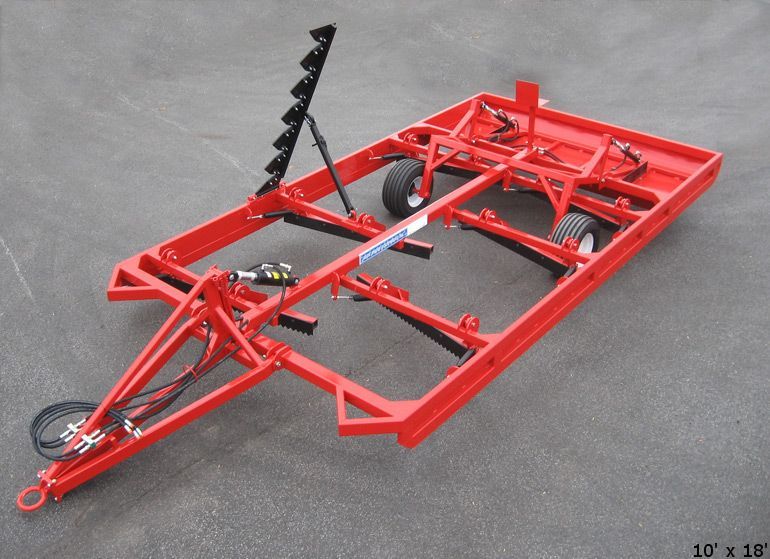 Robust 10x18 steel snow grooming drags for trail grooming in ski resorts, municipal networks and snowmobile associations.