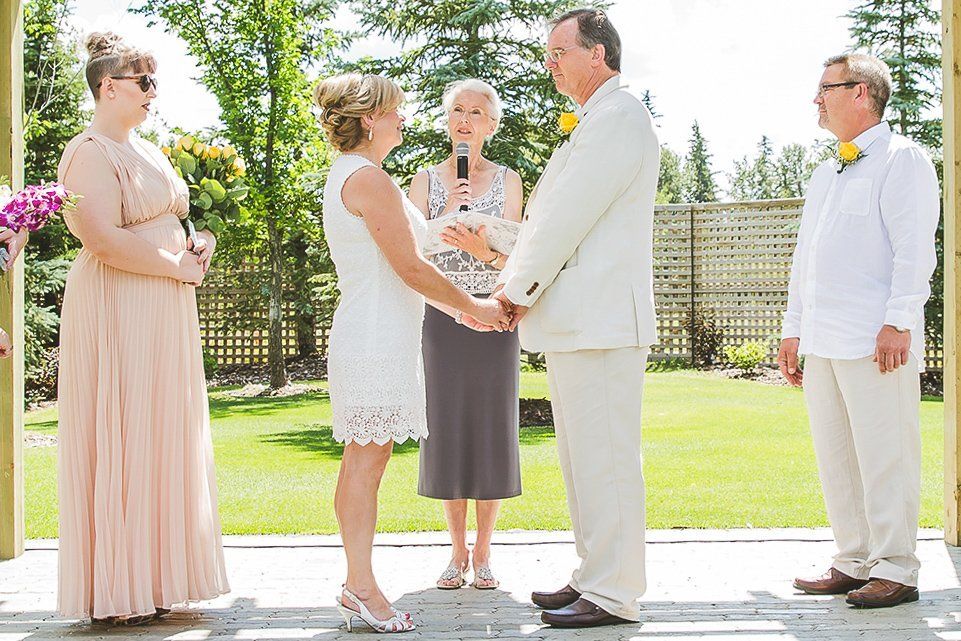 A beautiful ceremony officiated by Marilyn