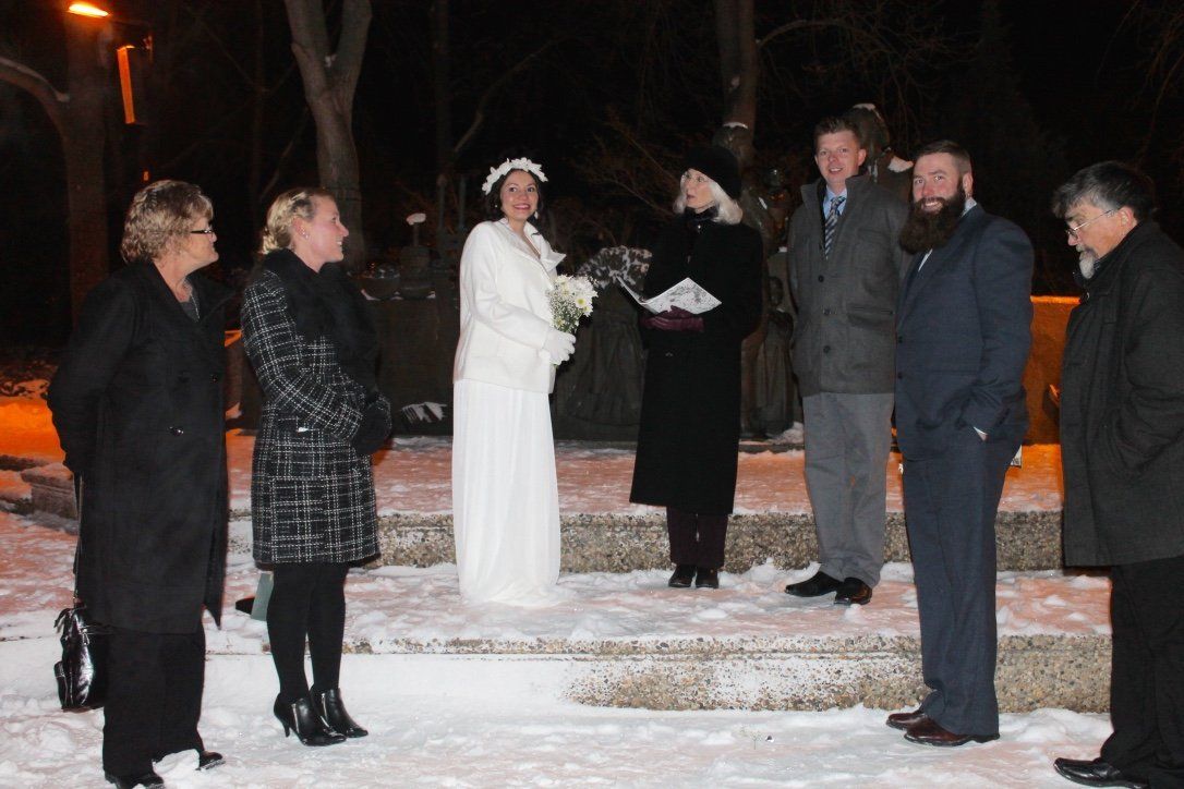 A beautiful wedding officiated by Marilyn