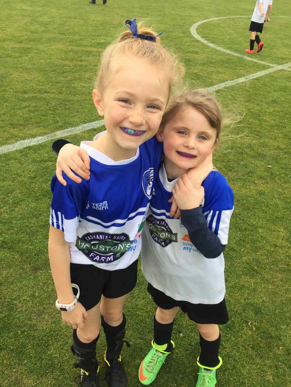 Two girls with mouthguard | Rosny Park, TAS | Bayfield Dental