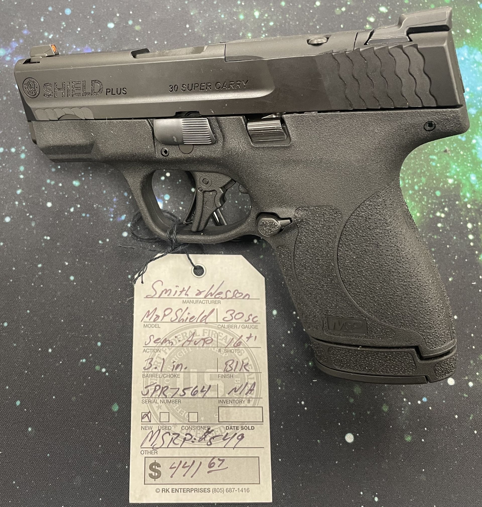 Smith & Wesson M&P Shield Plus Micro-Compact Frame 30 Super Carry