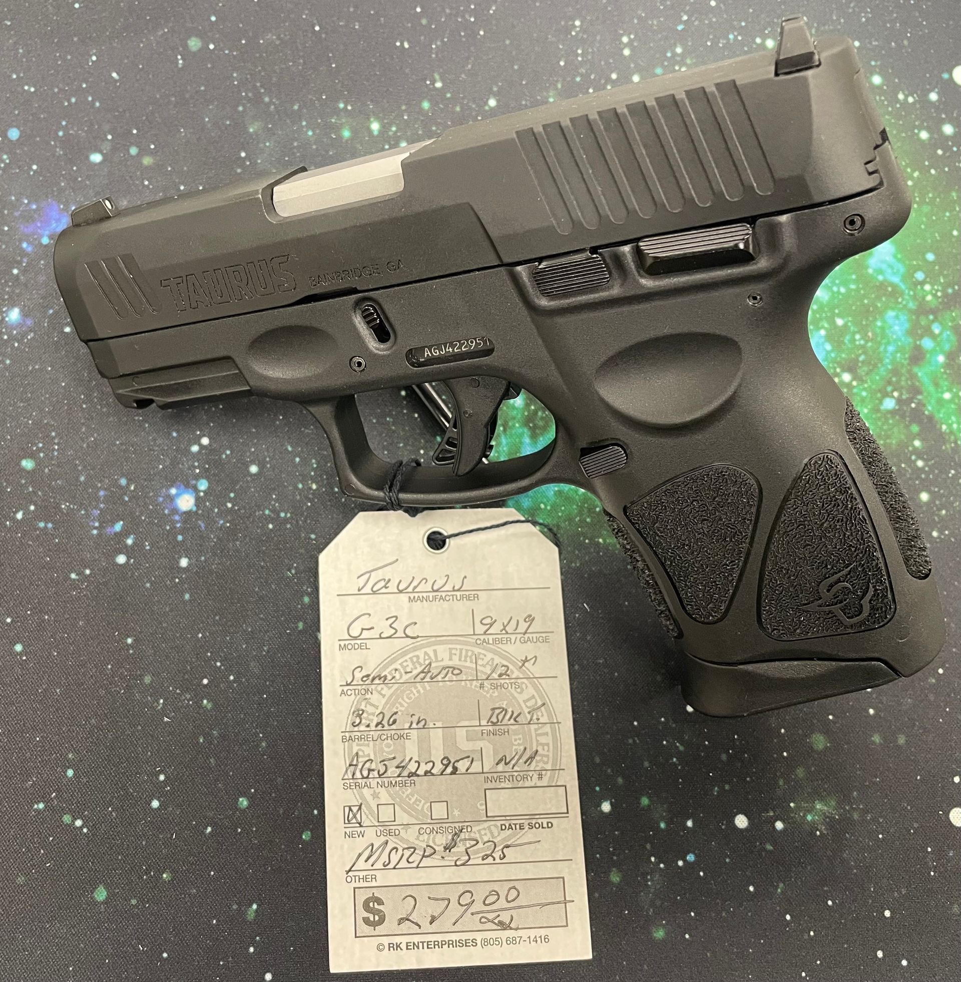Taurus G3C , CONCEALED CARRY, Firearms Handgun