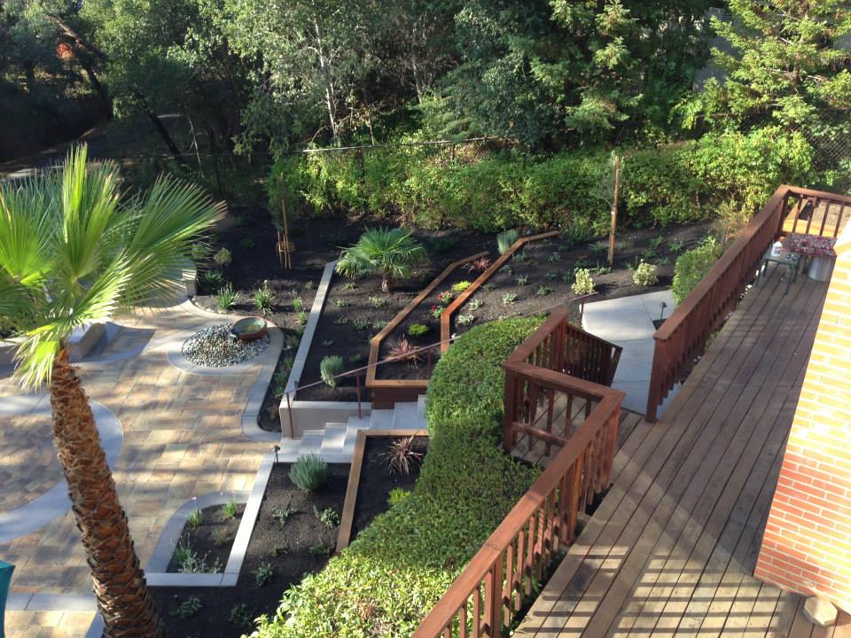 Beautiful Backyard — Santa Cruz, CA — Quilici Gardening