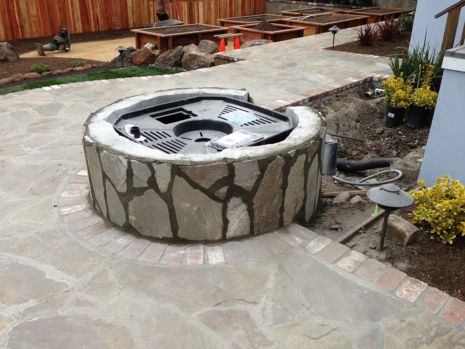 Fountain Installation — Santa Cruz, CA — Quilici Gardening