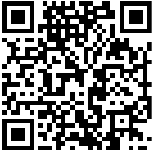 QR code pattern of black and white squares which links to the Boos and Brews registration