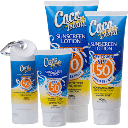 Coco Island Sunscreen Lotion — Master Bait & Tackle in Palmerston, NT