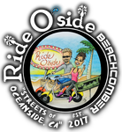 A logo for Ride Oside shows a man and a woman on e-bikes.