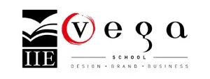 The logo for vega school iie design brand business