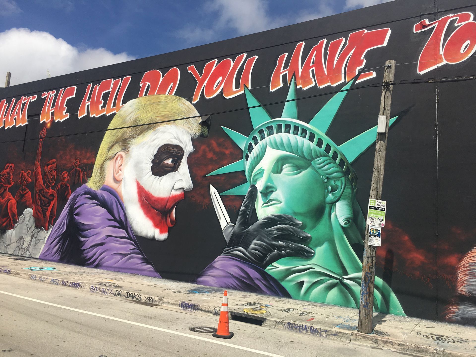 Trump mural