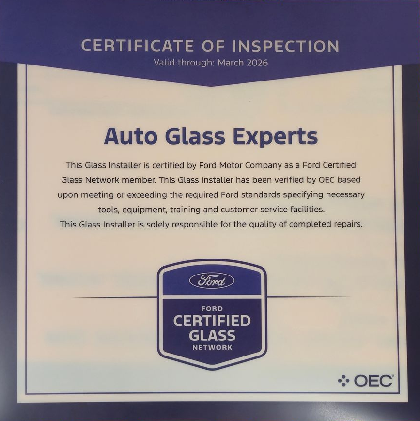 Ford certified windshield replacement in Huntersville, Hickory & Concord NC Ford certified windshield replacement in Huntersville, Hickory & Concord NC