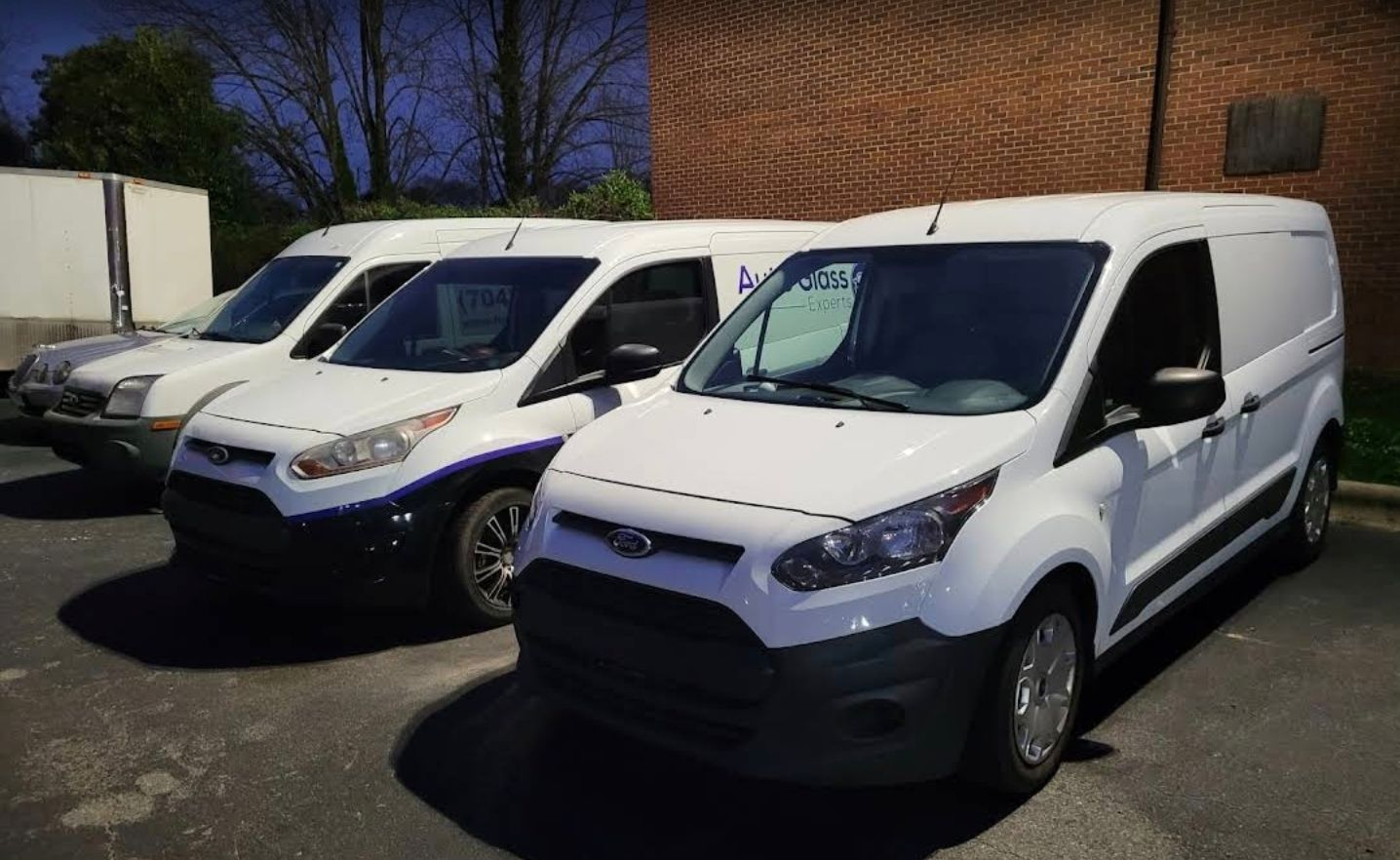 Ford Transit windshield repair in Charlotte Metro, NC