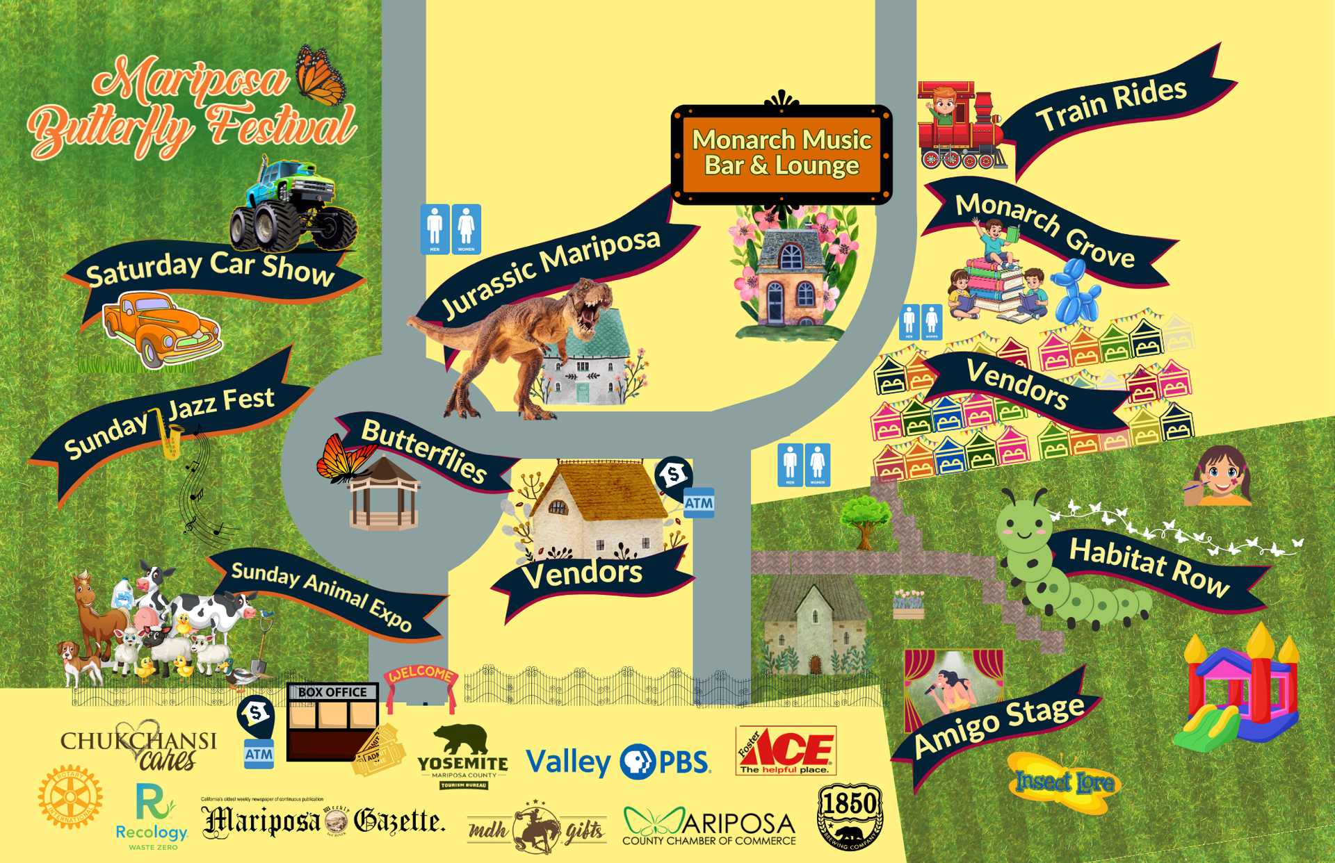 map of event festival grounds