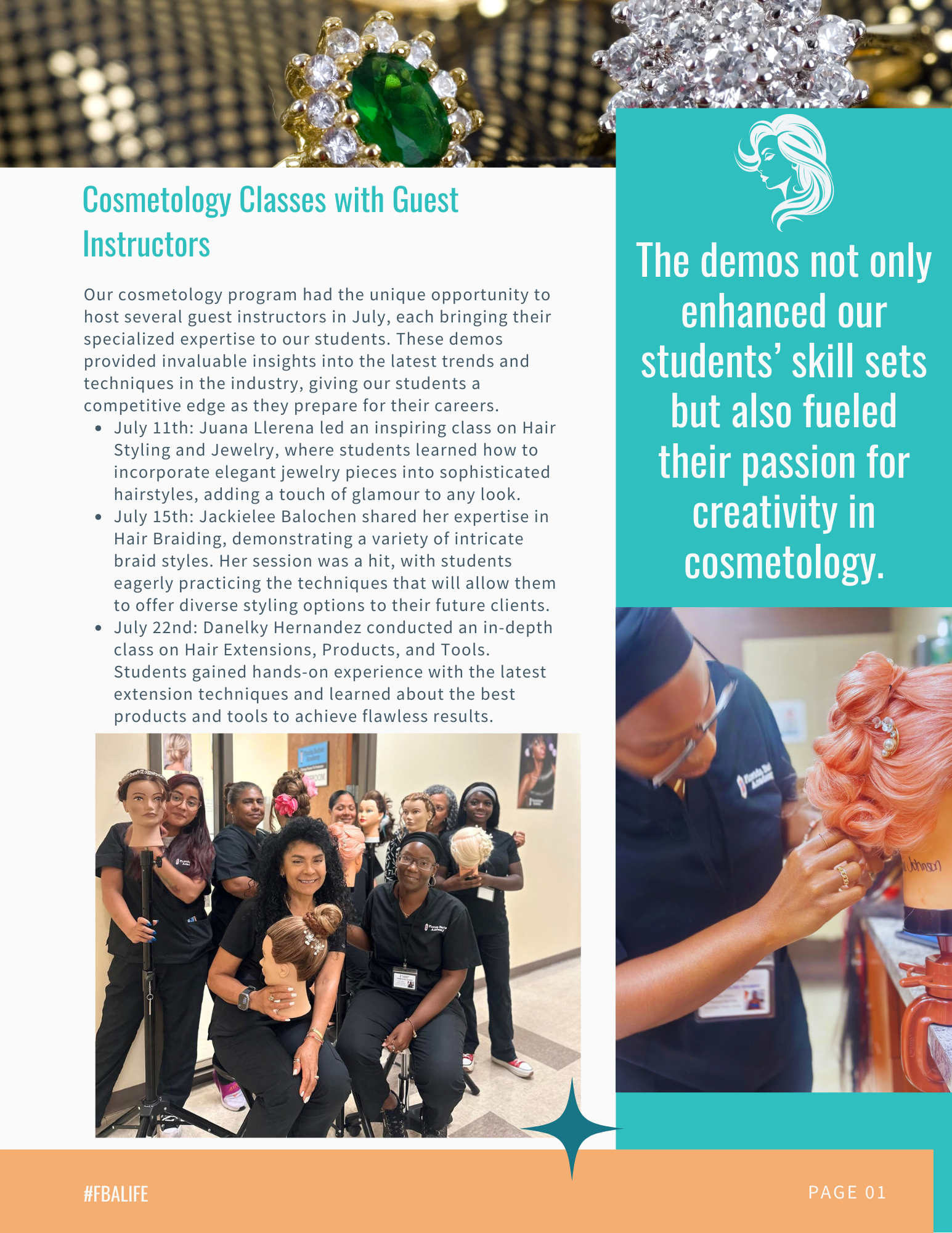 It is a back to school newsletter with a picture of a classroom.