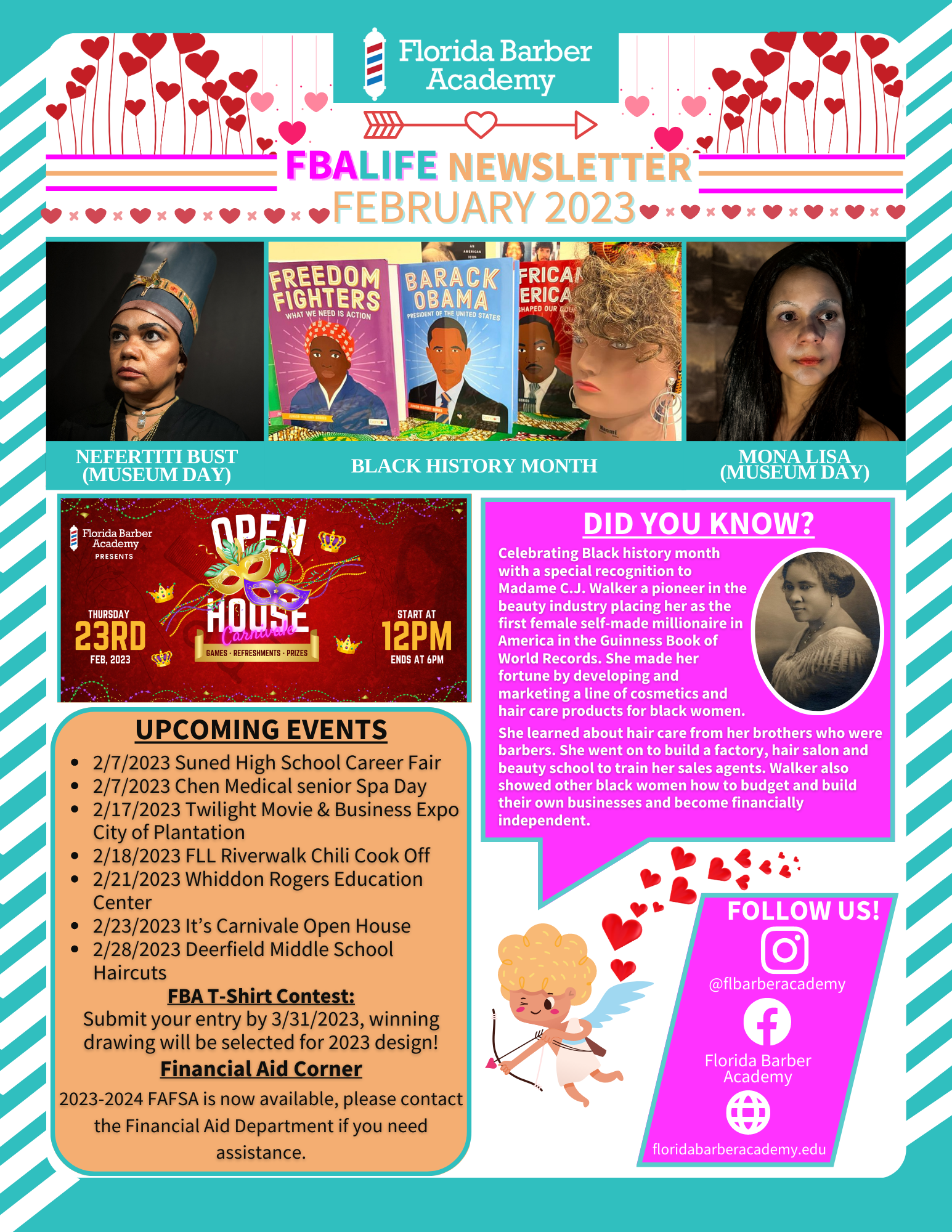 It is a newsletter for february 2023.