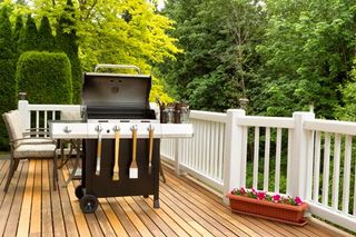 Barbecue grill in deck - Painting Contractors in Naples, FL