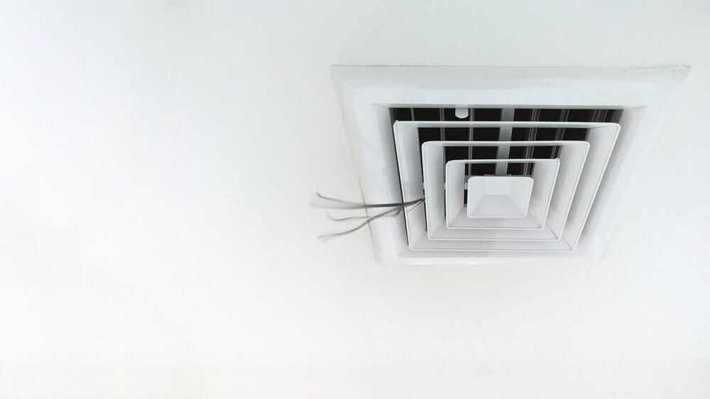 A close up of a ceiling vent — Gleeson's Air Conditioning in Bonny Hills, NSW