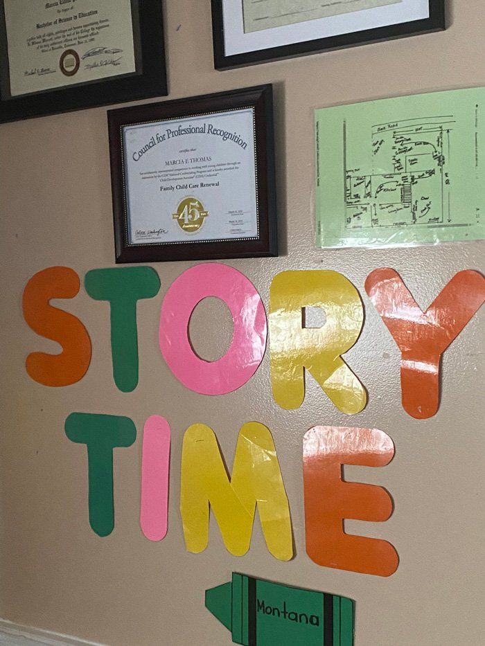 Story Time Room — Knoxville, TN — Marcia’s Learning Center