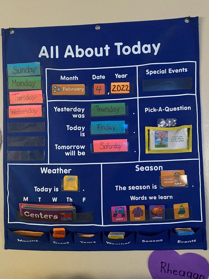 Calendar of Activities — Knoxville, TN — Marcia’s Learning Center