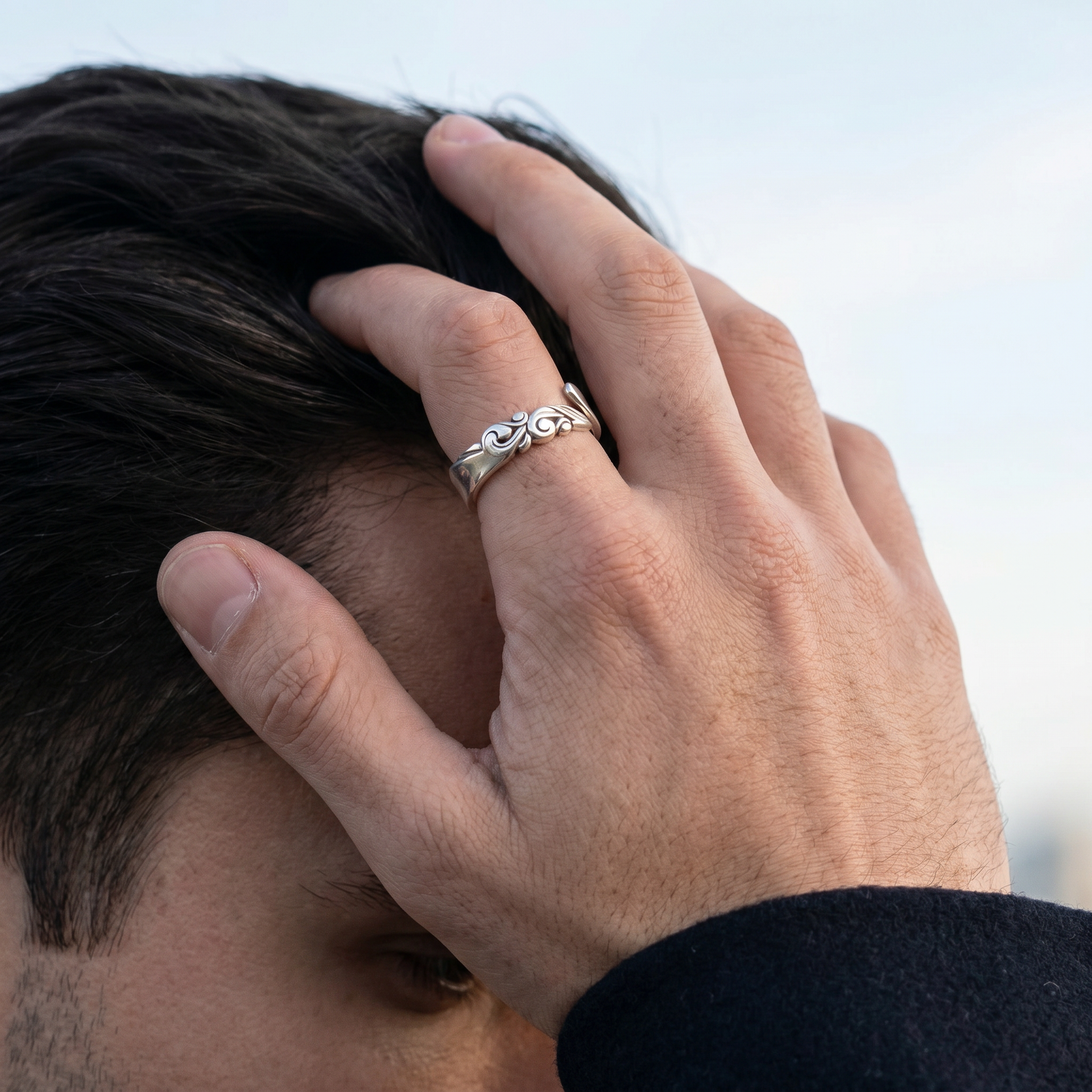 AI model jewellery image