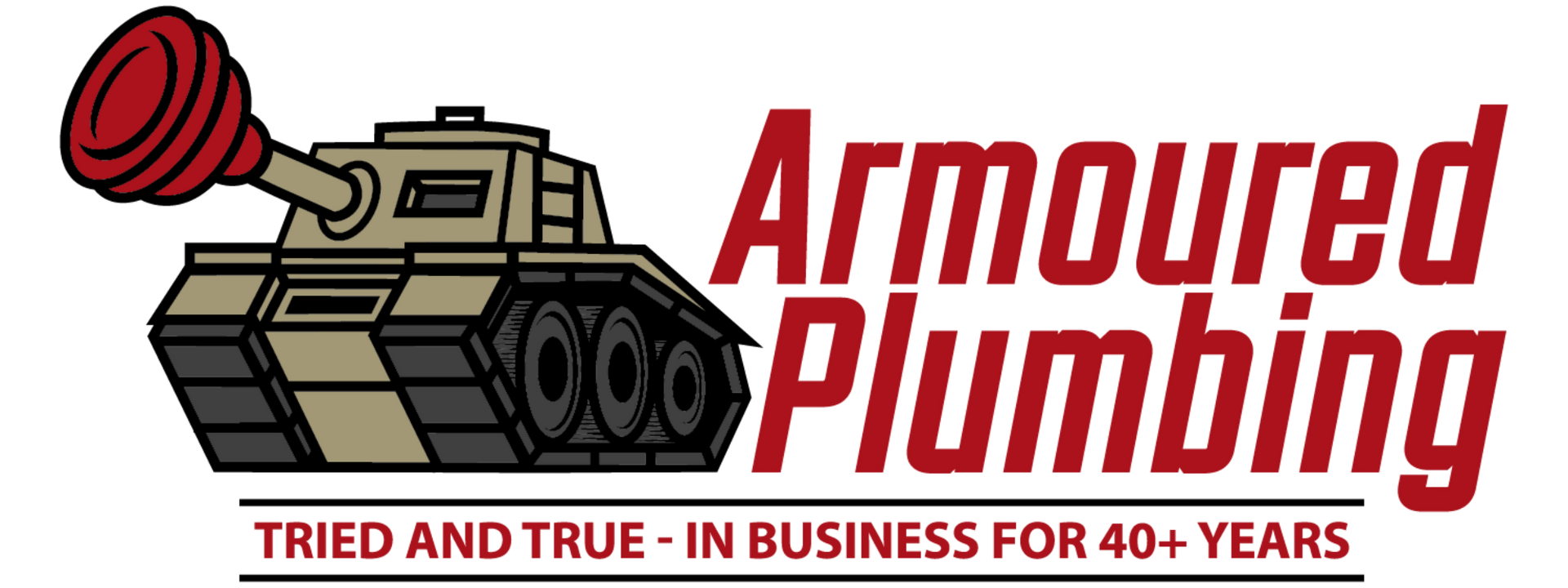 armoured plumbing logo