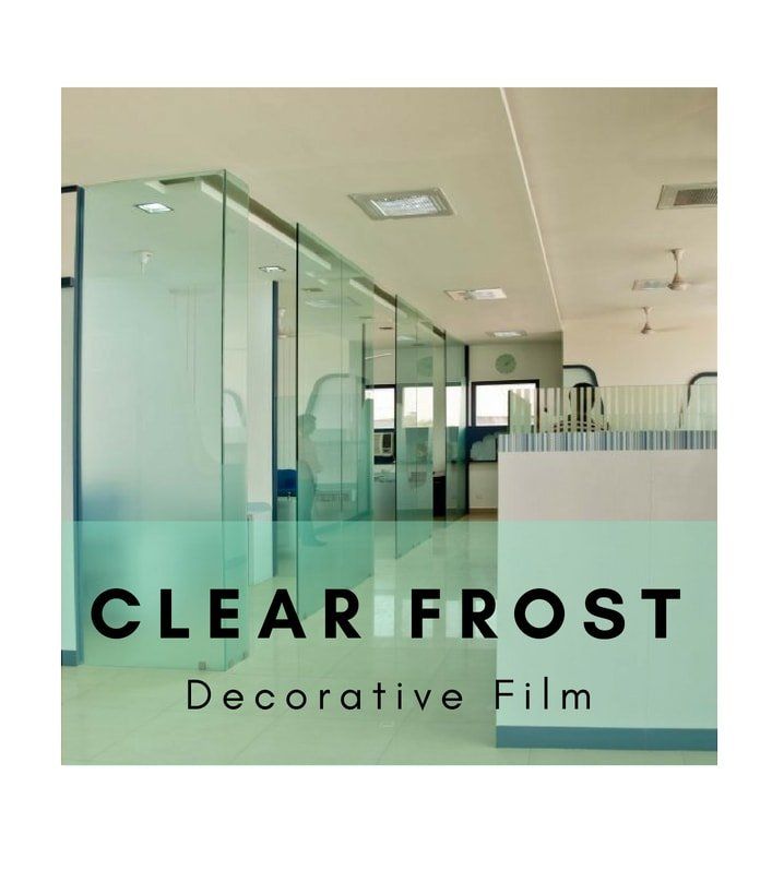 Decorative Clear Frost Film