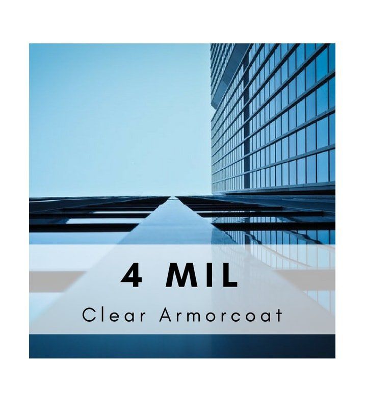 Clear Safety Film 4 MIL Clear Armorcoat