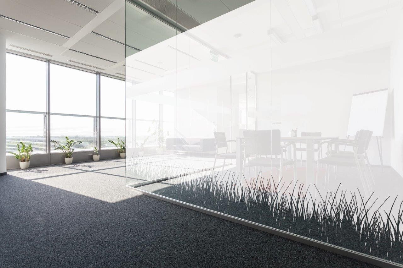 office frosted window film design