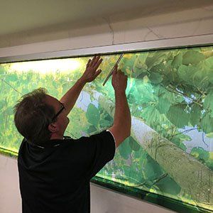 Graphic Film Glass Cover-Up