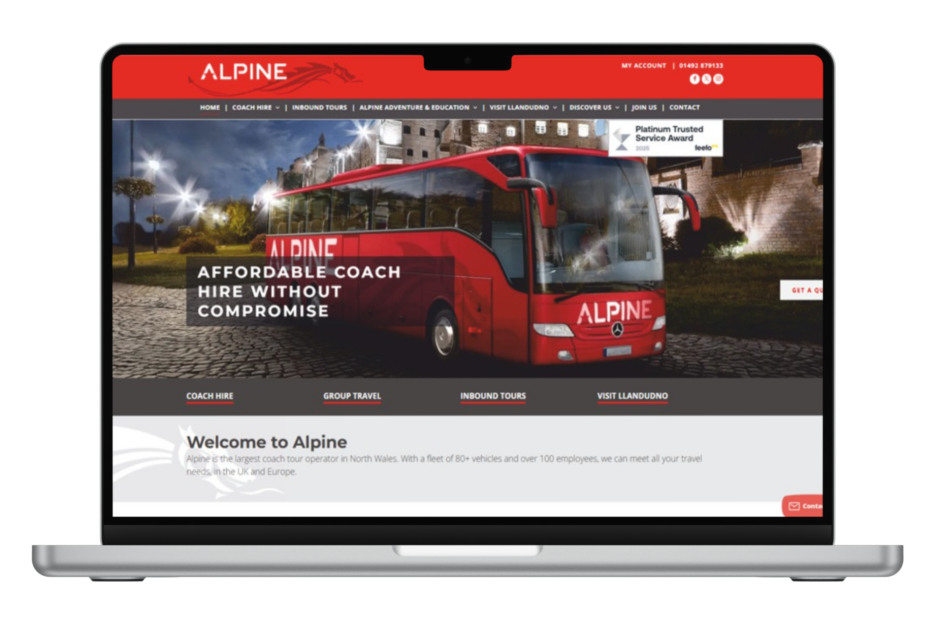 a laptop and a cell phone are displaying a dental website .