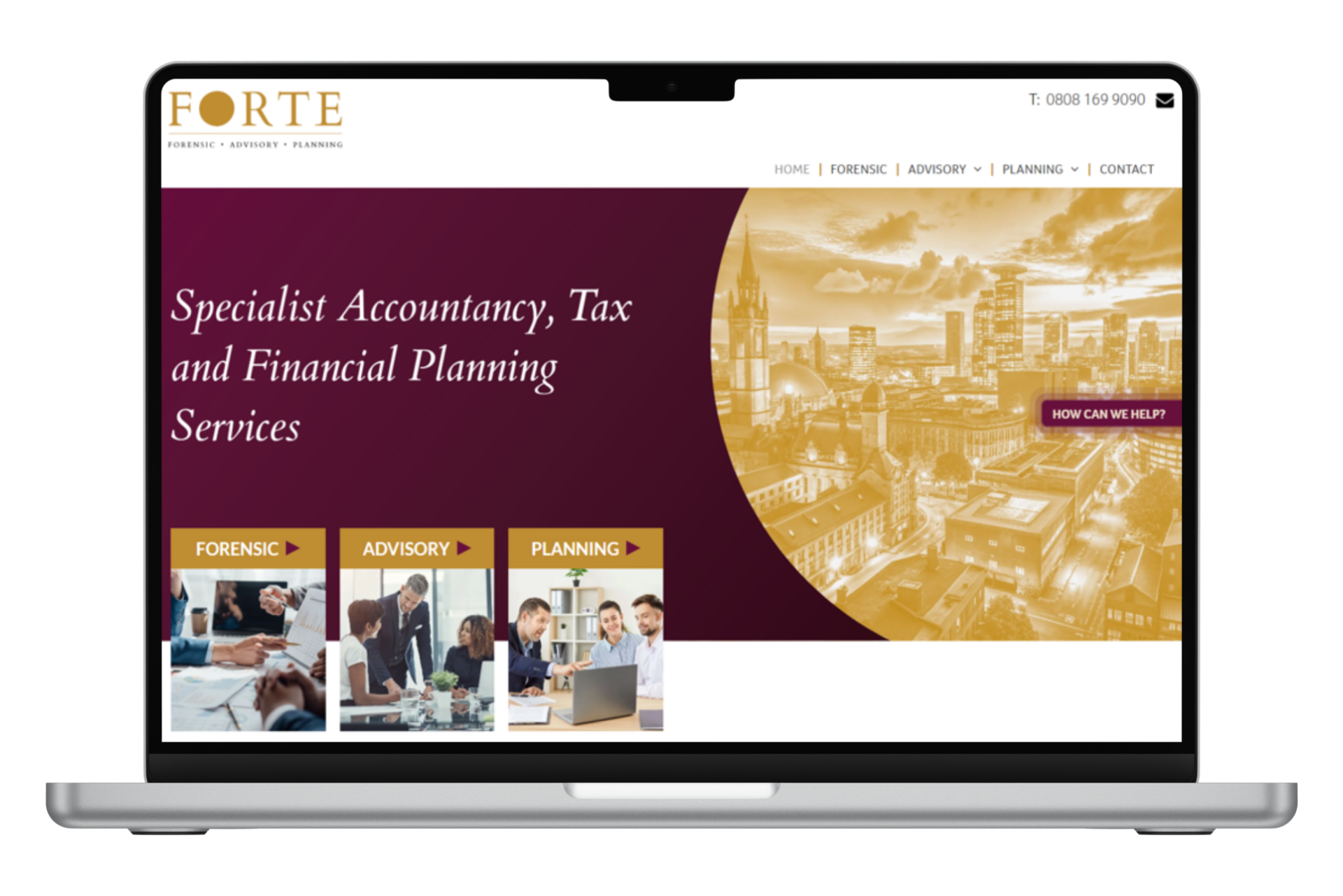 a laptop computer is open to a website .