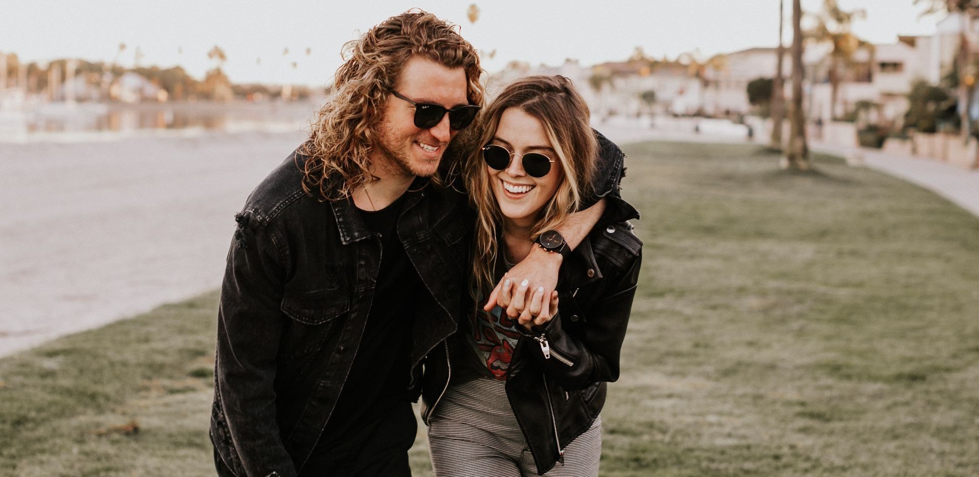 couple wearing sunglasses