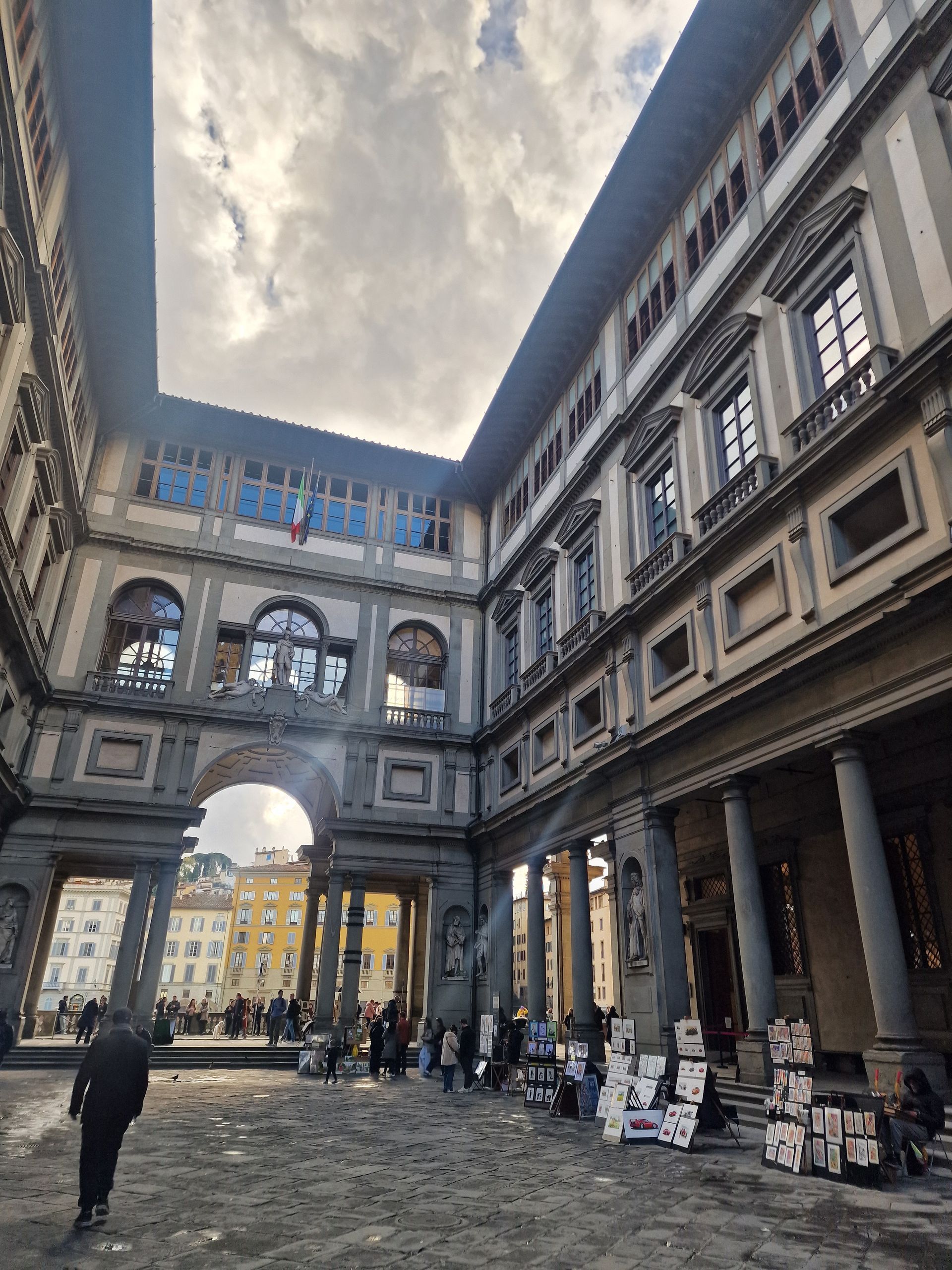 Uffizi galleries in Florence.