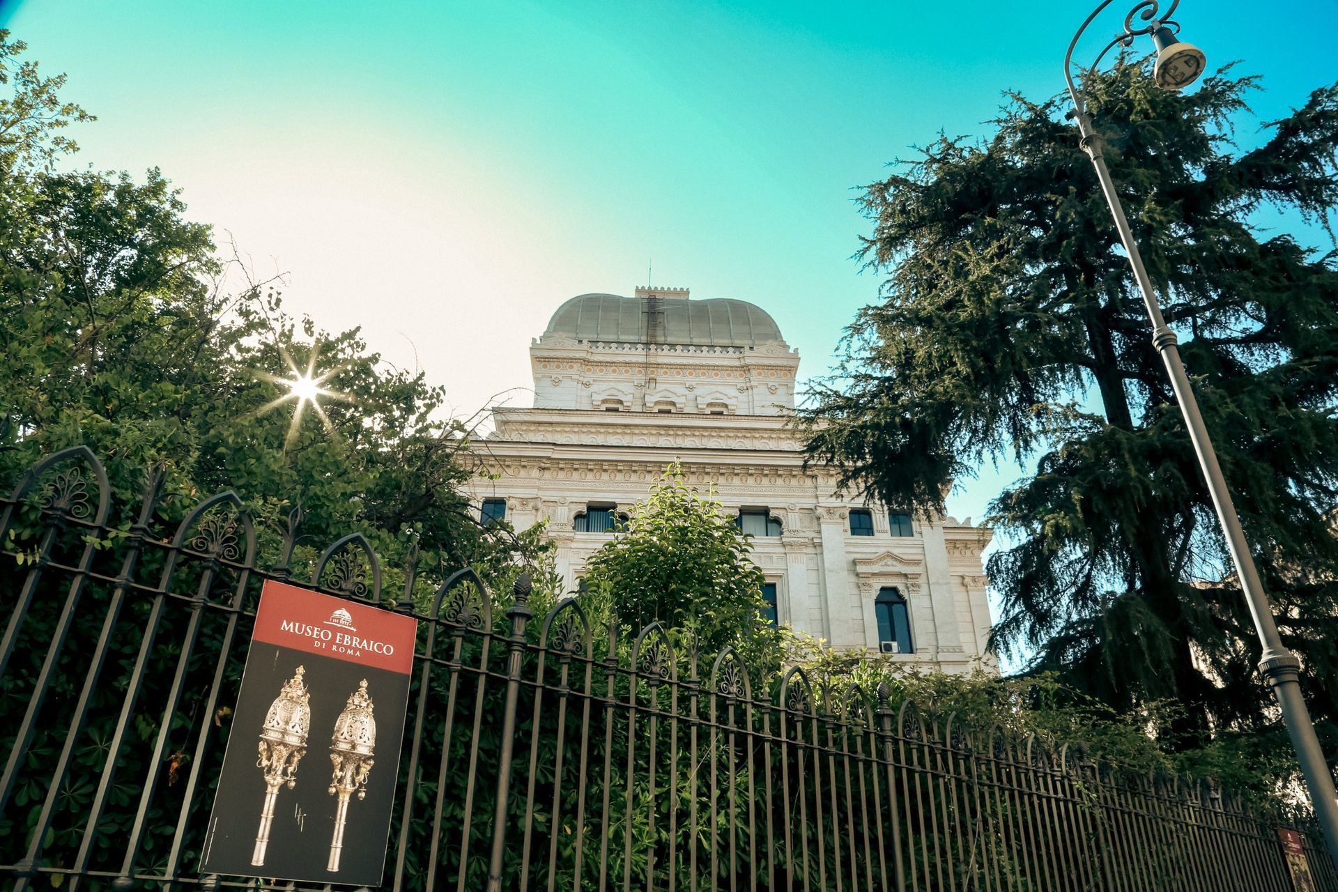 The Great Synagogue in the Jewish Ghetto in Rome